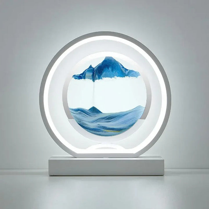 Sandscape LED Lampe med Dynamisk Sandkunst