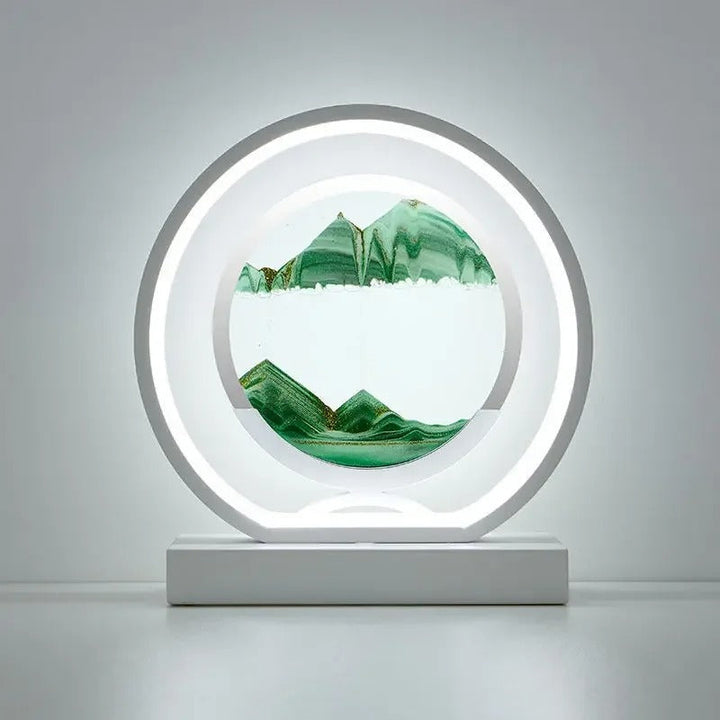 Sandscape LED Lampe med Dynamisk Sandkunst