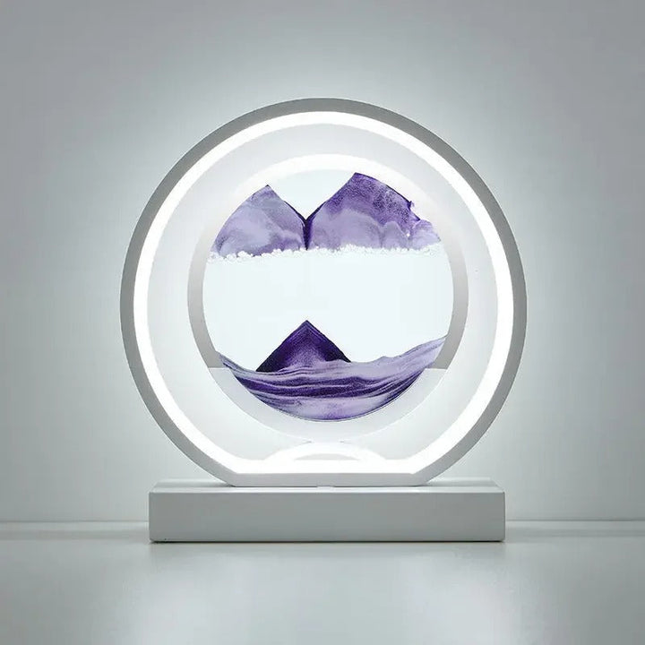 Sandscape LED Lampe med Dynamisk Sandkunst