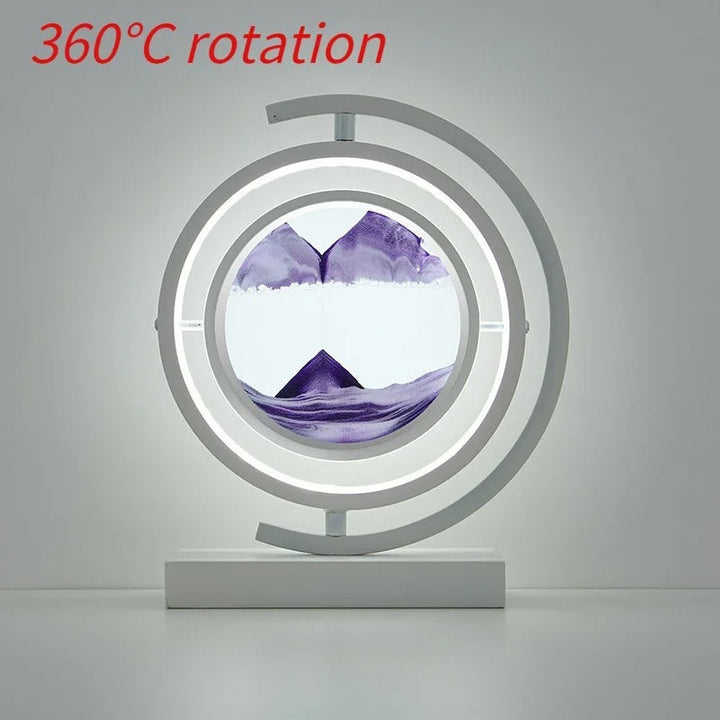 Sandscape LED Lampe med Dynamisk Sandkunst