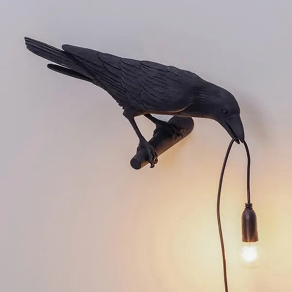 Moderne LED Væglampe med Kragedesign