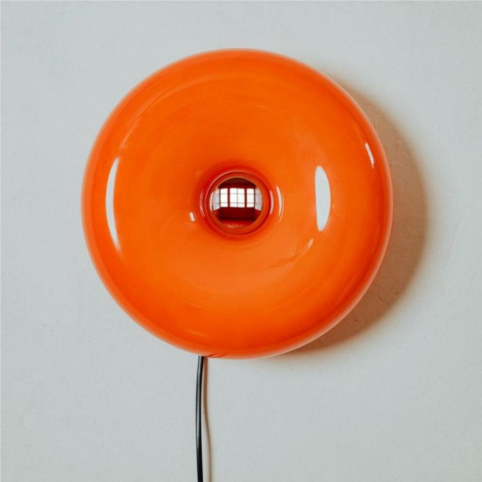 Dæmpbar LED Væg- og Bordlampe i Glas og Metal