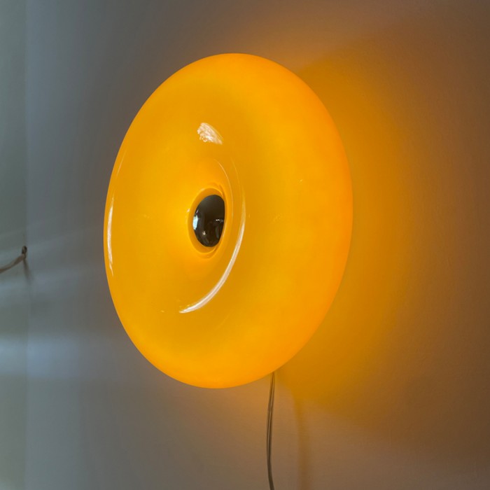 Dæmpbar LED Væg- og Bordlampe i Glas og Metal