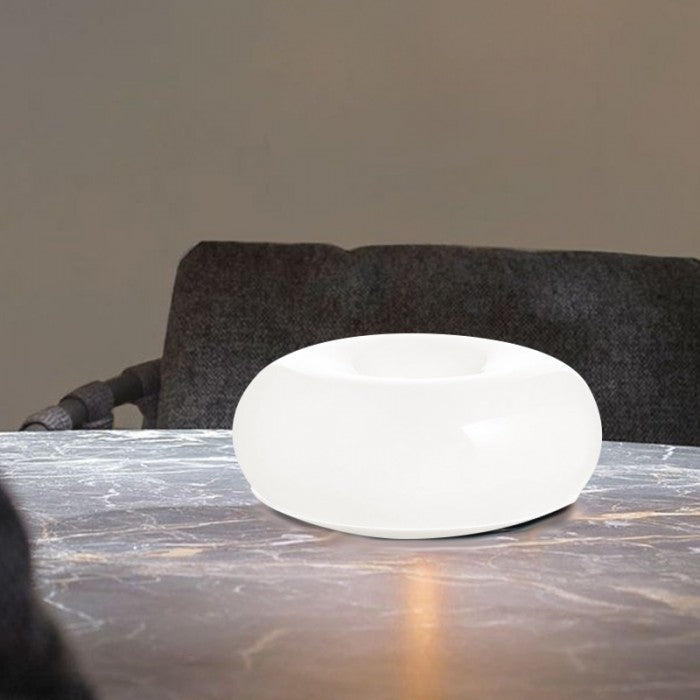 Dæmpbar LED Væg- og Bordlampe i Glas og Metal