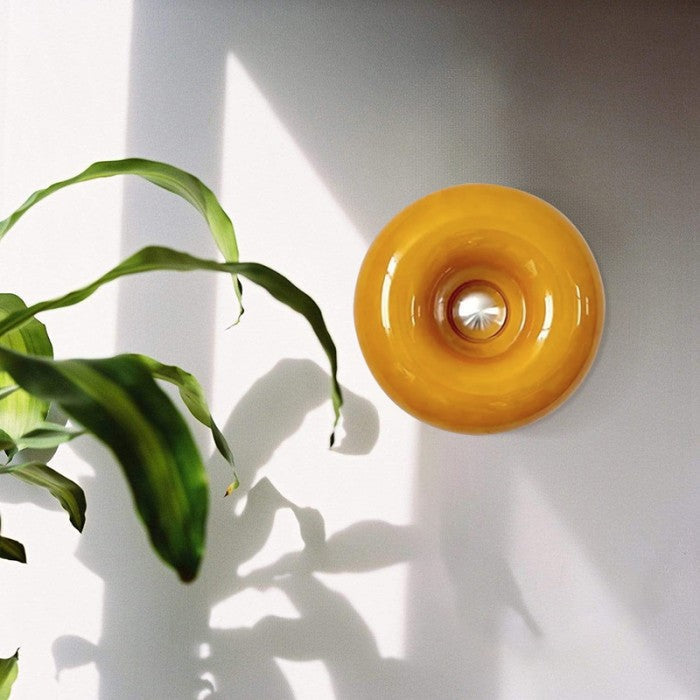 Dæmpbar LED Væg- og Bordlampe i Glas og Metal