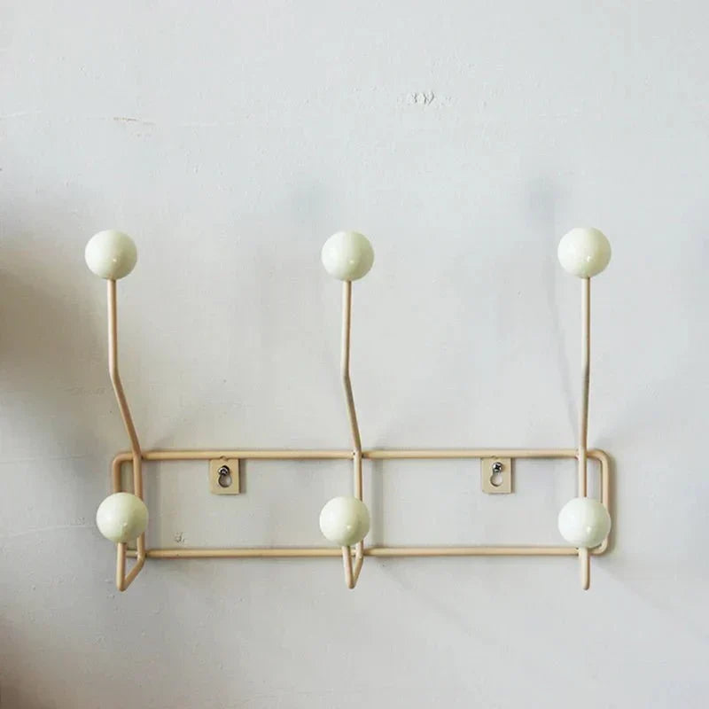 Farverig Vintage Metal Krog med Tre Kroge
