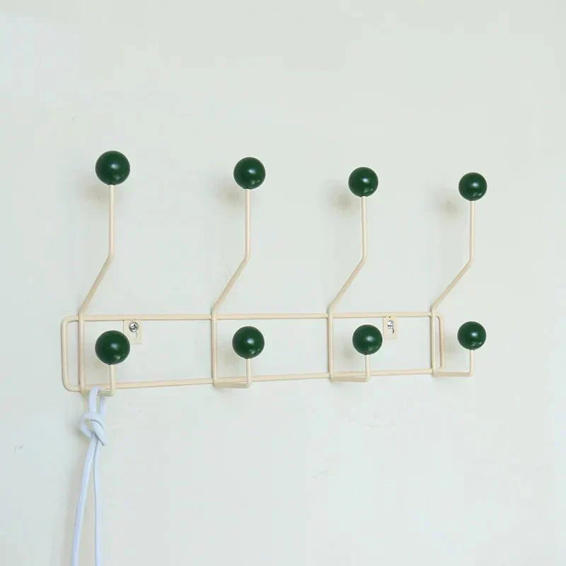 Farverig Vintage Metal Krog med Tre Kroge