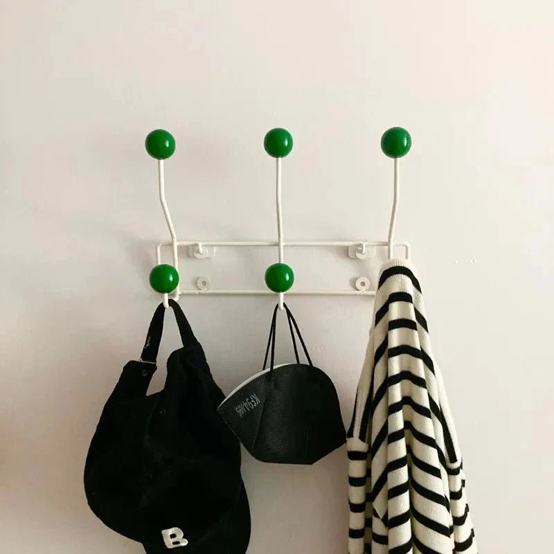 Farverig Vintage Metal Krog med Tre Kroge
