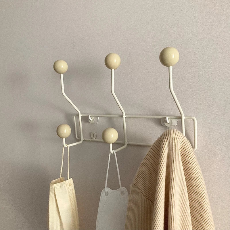 Farverig Vintage Metal Krog med Tre Kroge