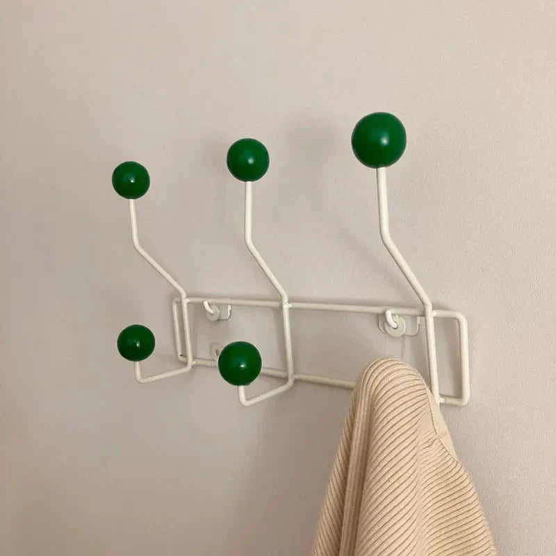 Farverig Vintage Metal Krog med Tre Kroge