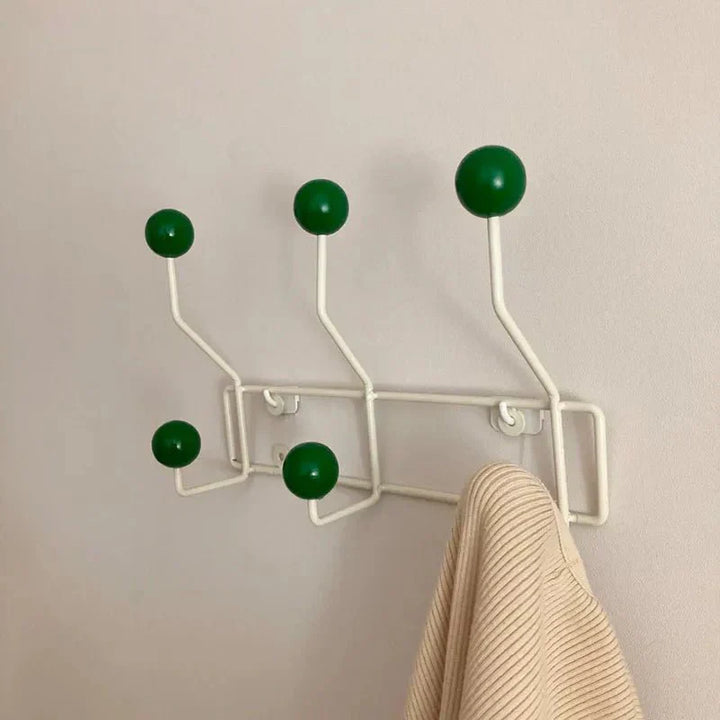 Farverig Vintage Metal Krog med Tre Kroge