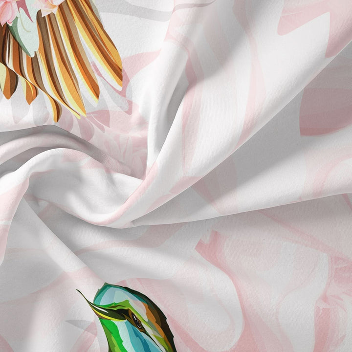 Floral og Fugle Dynecover Sæt i 100% Bomuld