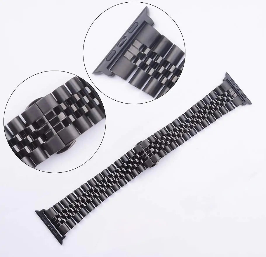 Justerbart Armbånd i Rustfrit Stål til Apple Watch