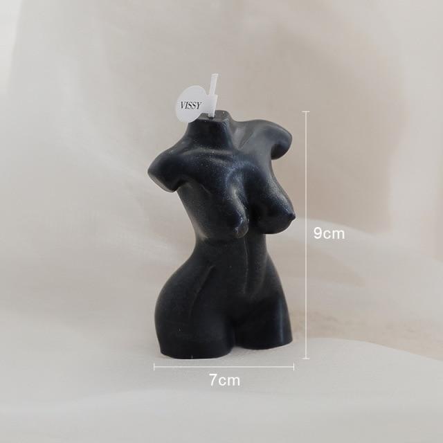 Kvindeformede Soy Wax Stearinlys i 5 Farver