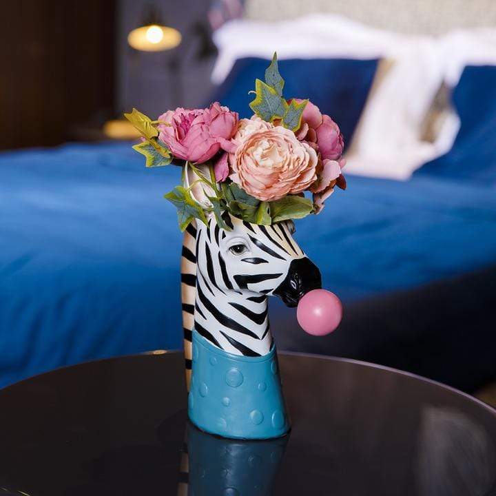 Dyrebeskyttelses Vase i Zebra eller Giraffe Design