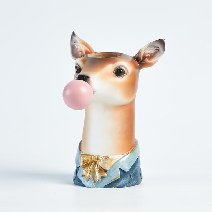 Dyrebeskyttelses Vase i Zebra eller Giraffe Design