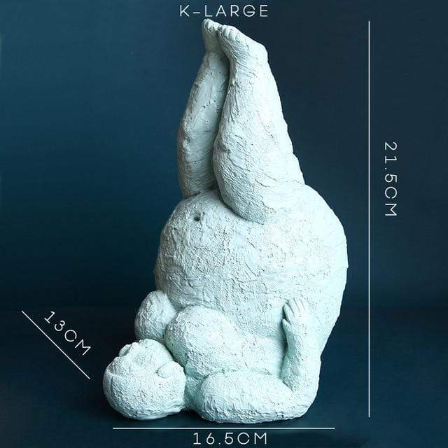 Elegant Flerfarvet Kvindefigur i Resin til Dekoration