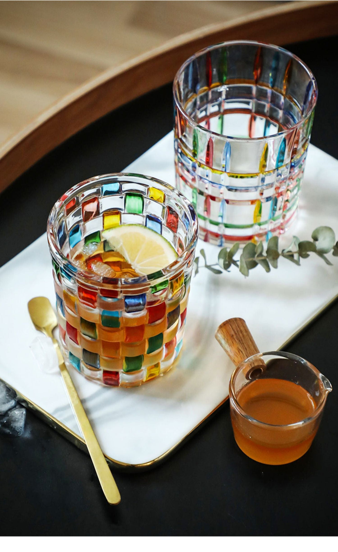 Elegant Murano Glas Cocktailkop til Vin og Desserter