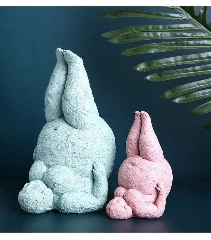Elegant Flerfarvet Kvindefigur i Resin til Dekoration
