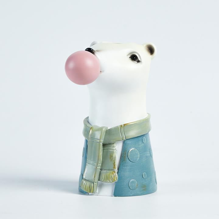 Dyrebeskyttelses Vase i Zebra eller Giraffe Design