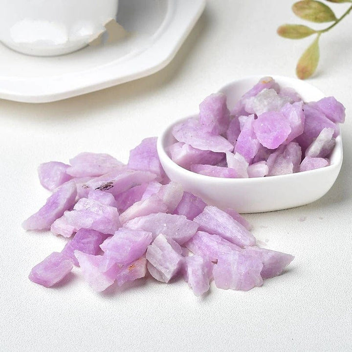 Rå Kunzite Sten 100g til Emotionel Balance