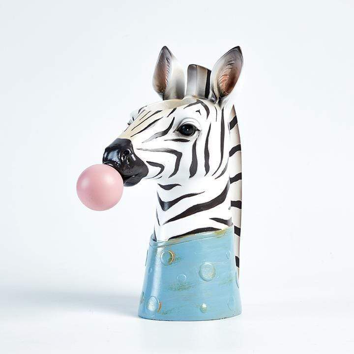 Dyrebeskyttelses Vase i Zebra eller Giraffe Design