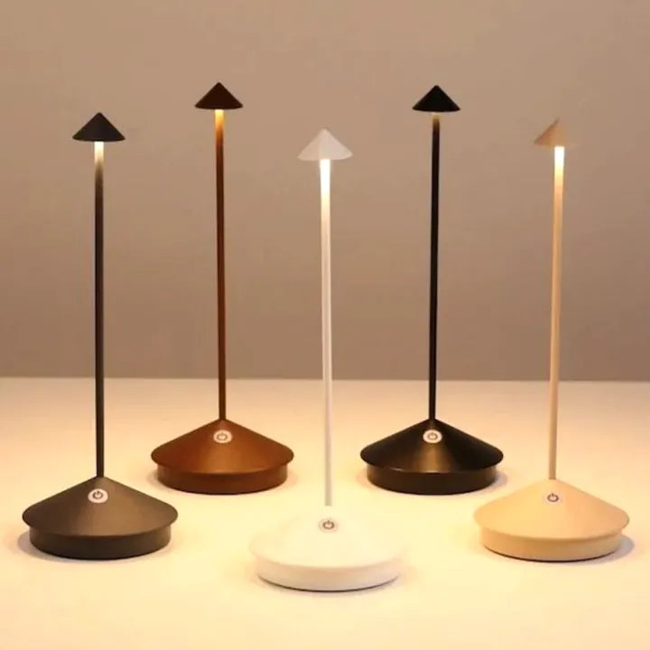 Genopladelig Trådløs LED Bordlampe med Dæmpbar Lysstyrke