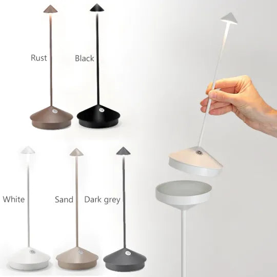 Genopladelig Dæmpbar LED Bordlampe - Vandafvisende Design