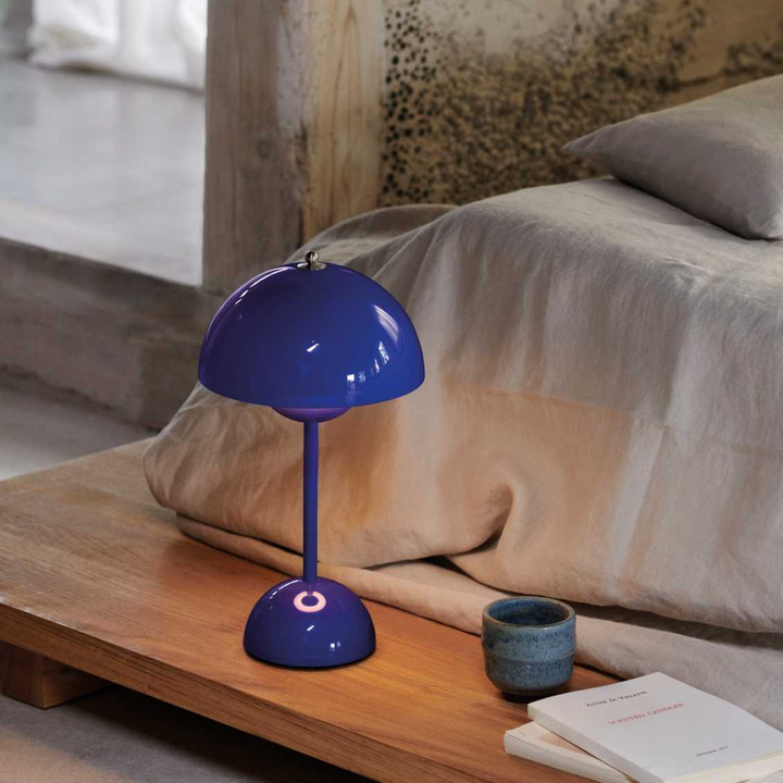 Dæmpbar LED Bordlampe med Touch Kontrol og Genopladeligt Batteri