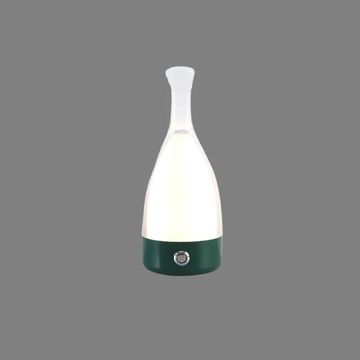 Vinflaskeformet USB Genopladelig Bordlampe med Dæmpbart LED-lys
