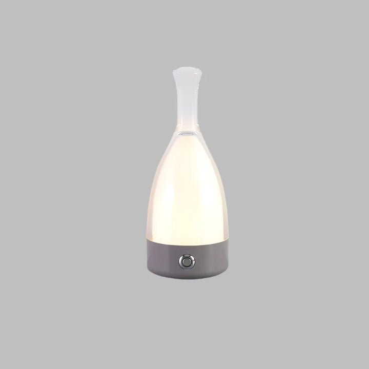Vinflaskeformet USB Genopladelig Bordlampe med Dæmpbart LED-lys